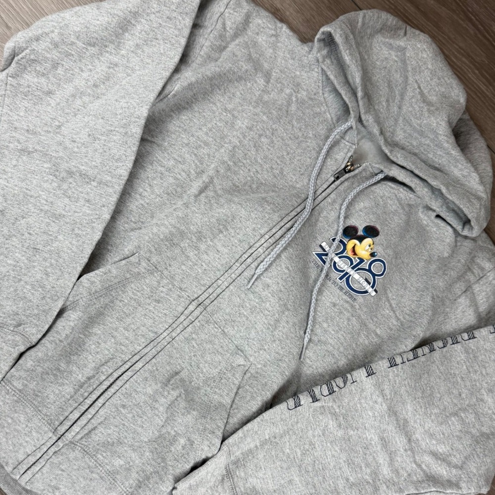 Disney Unisex Hoodie Walt Disney World 2018 Mickey Mouse Grey S